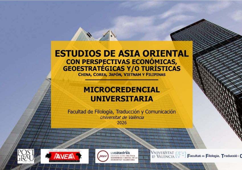 Imagen del evento:ESTUDIOS DE ASIA ORIENTAL CON PERSPECTIVAS  ECONÓMICAS, GEOESTRATÉGICAS Y TURÍSTICAS